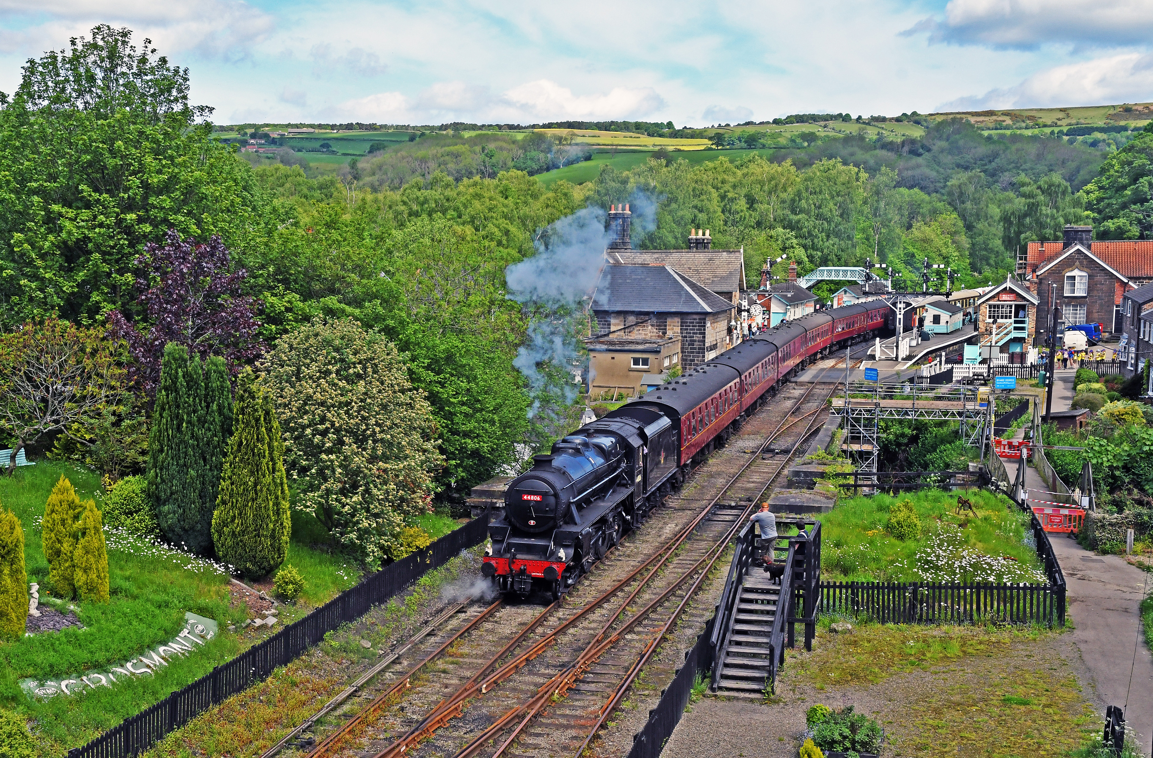 No. 44806 Heads Over Bridge 42 On 23 May John Hunt