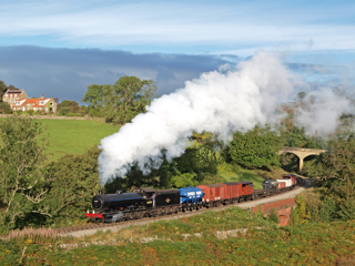 A Q6 63395 At Darnholme On The Goods Train