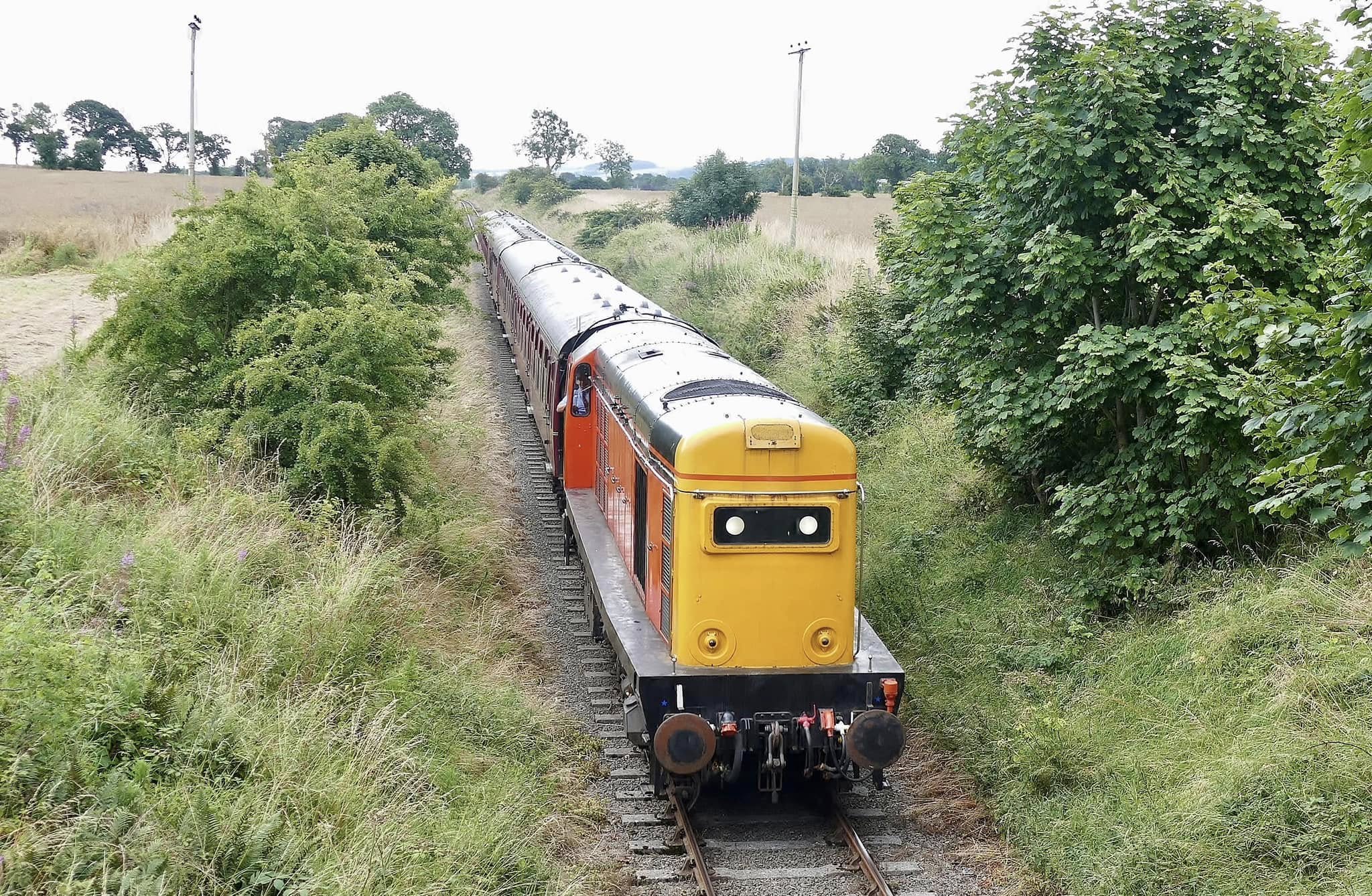 20166 moving through the countryside. 