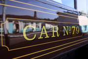 Car No. 79 painted on the outside of the carriage.