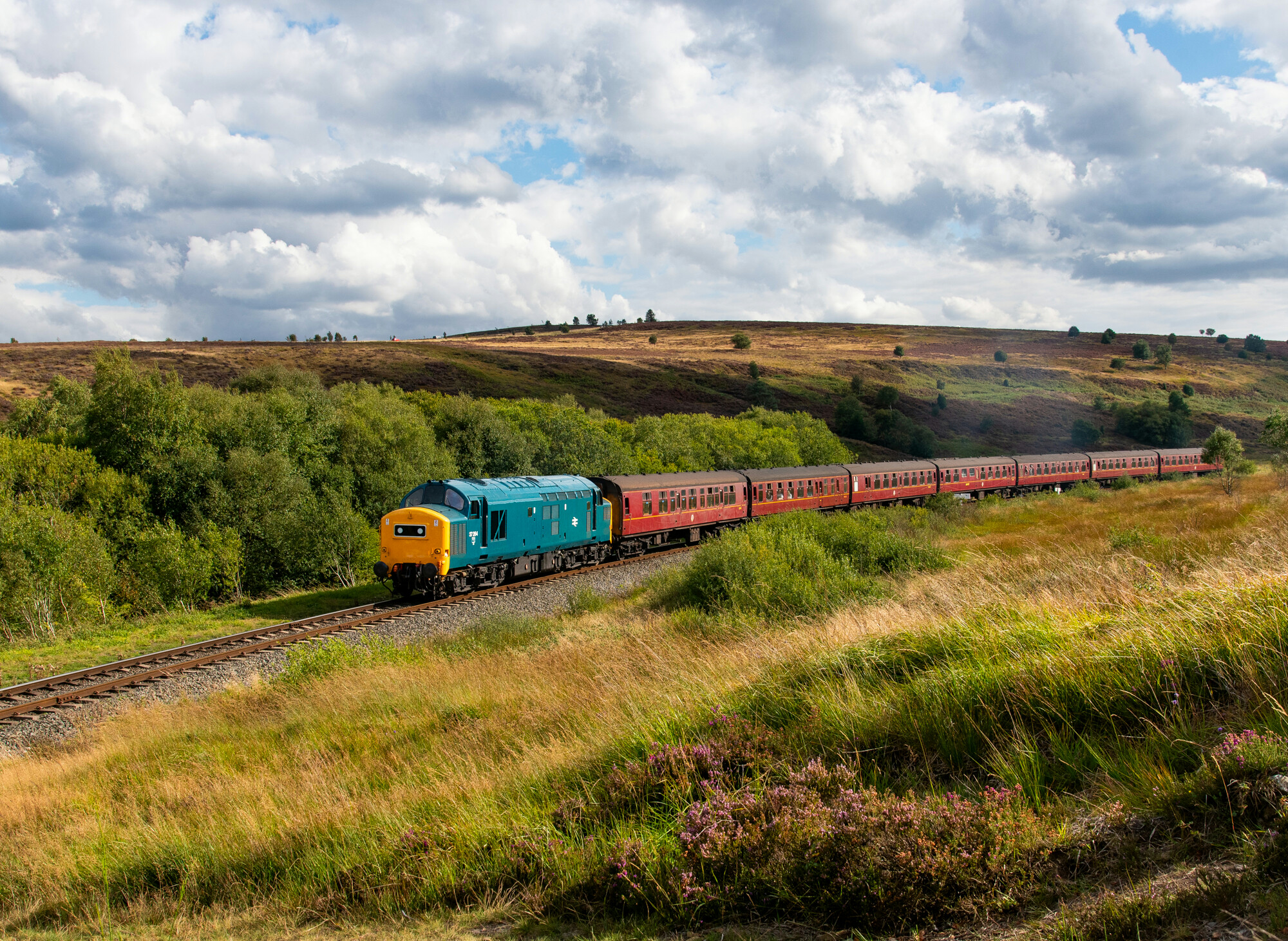 No. 37264 near Lyke Wake Crossing.