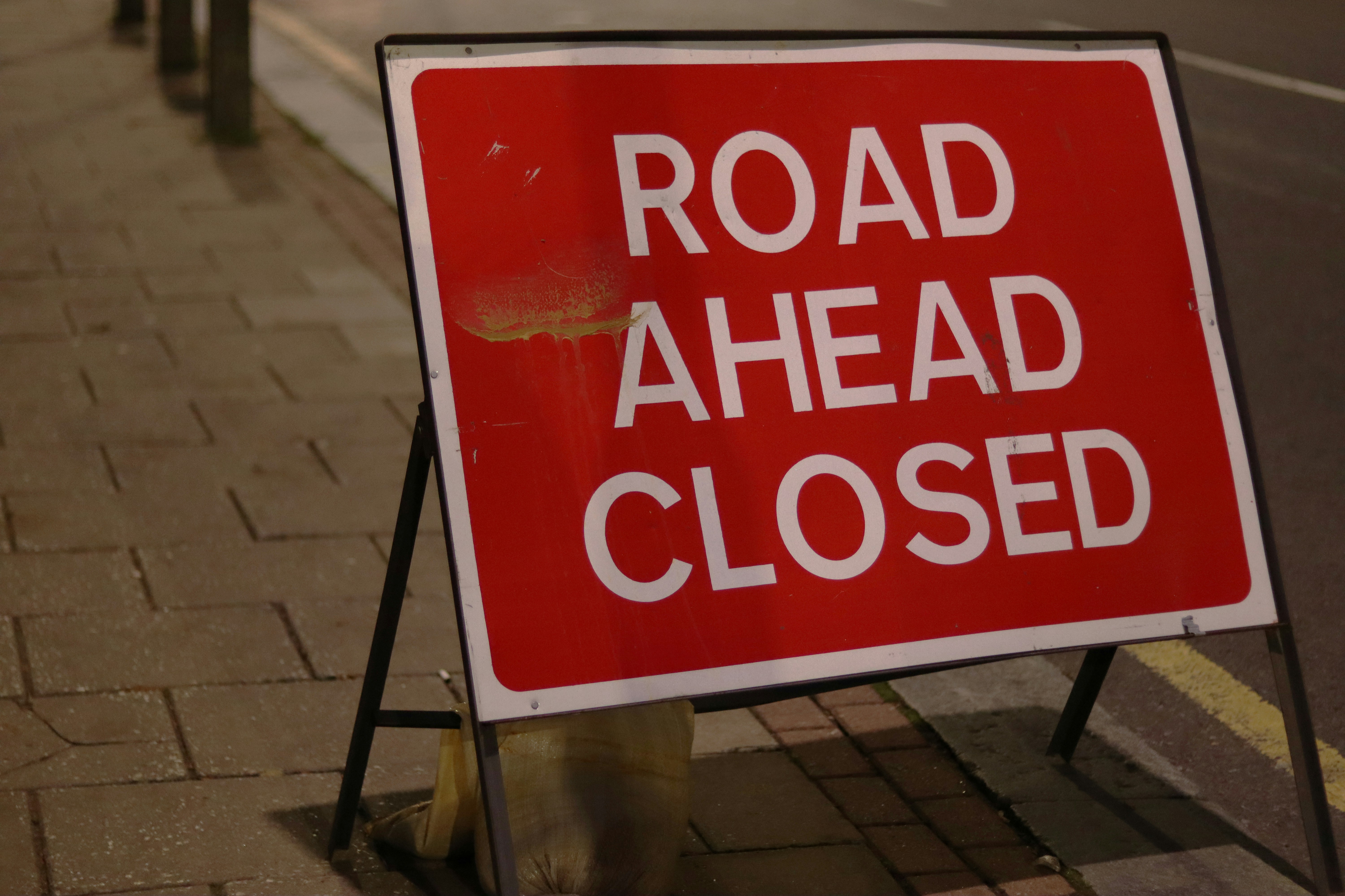 Road Ahead Closed