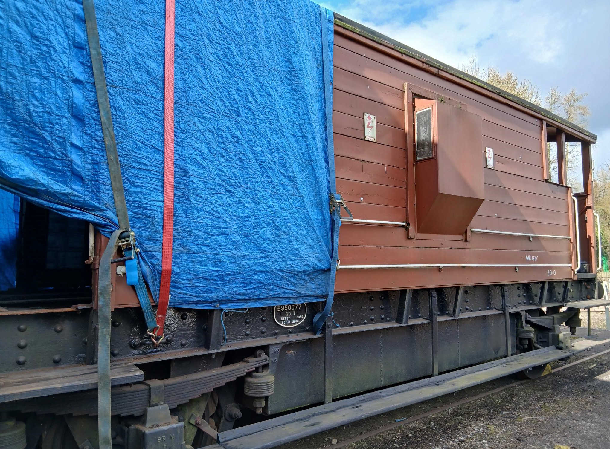 O B950077 Brake Van Under Repair